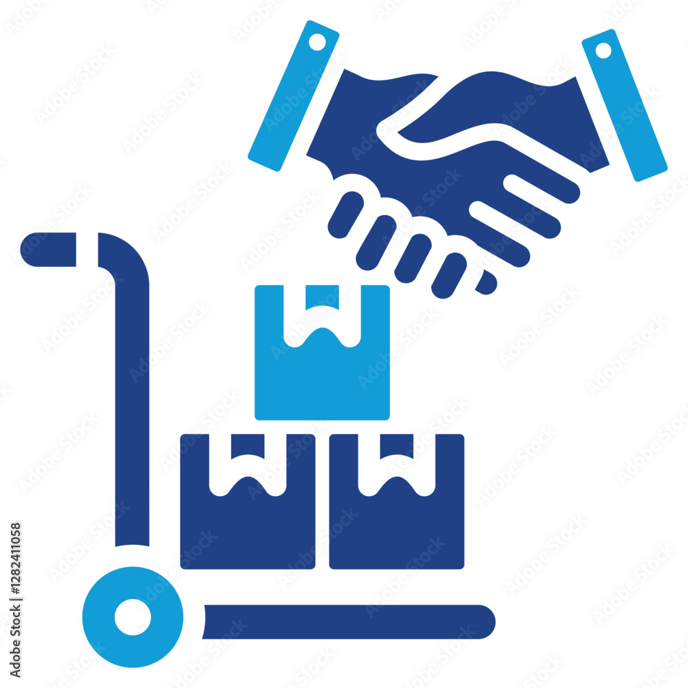 Supplier Agreement Dual Tone Icon Supplier Agreement Dual Tone Icon