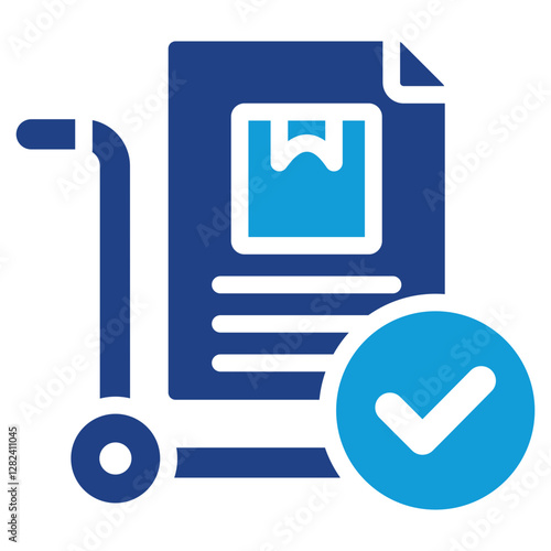 Purchase Order Creation Dual Tone Icon