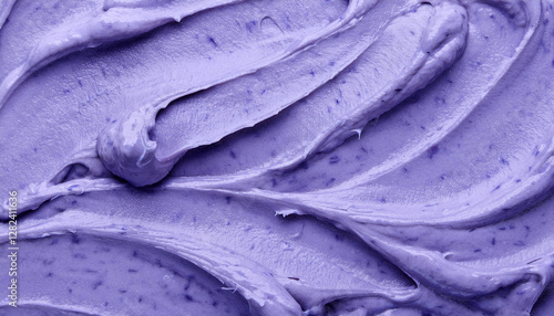 ブルーベリーのクリームテクスチャーの背景