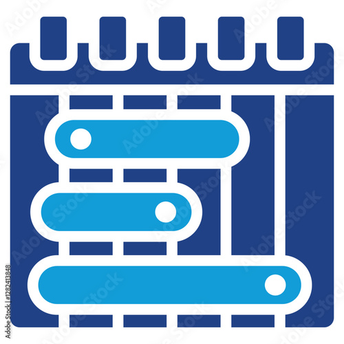 Schedule Variance Dual Tone Icon