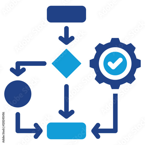 Lean Principle Dual Tone Icon