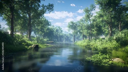 Tranquility Amidst Nature: Exploring The Harmony of Natural Landscapes and Human Perception