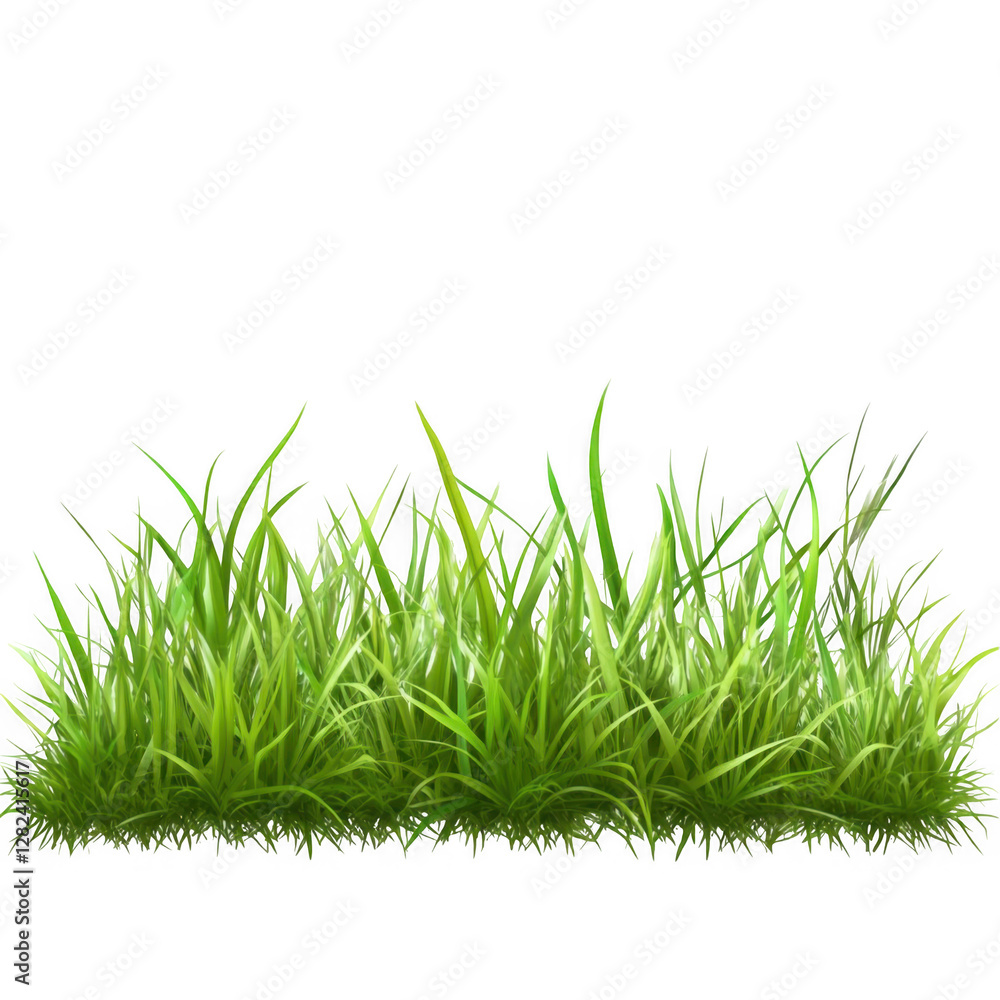 Fototapeta premium Lush Green Grass Spread Across a Vibrant Outdoor Landscape