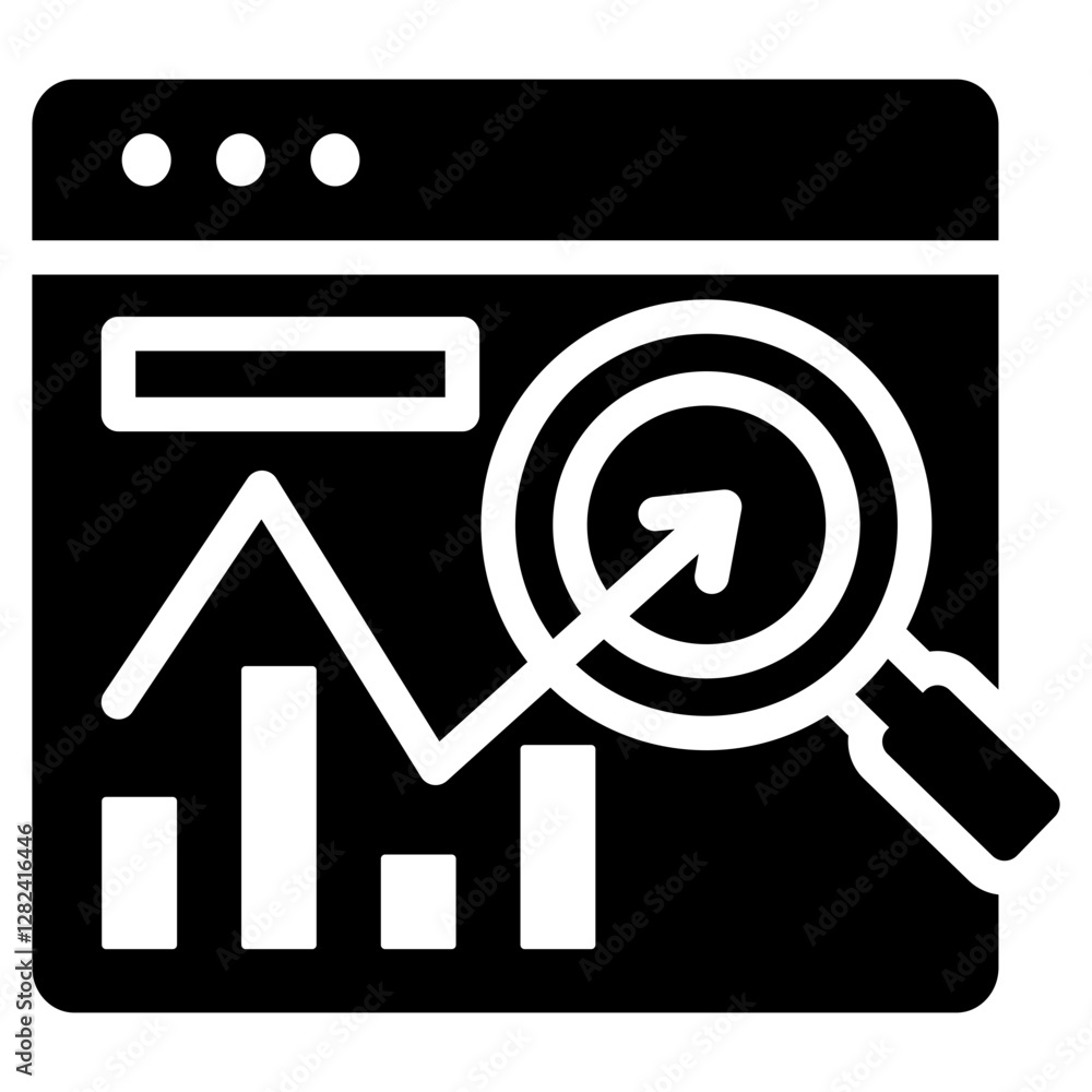 Statistical Analysis Solid Black Icon Statistical Analysis Solid Black Icon