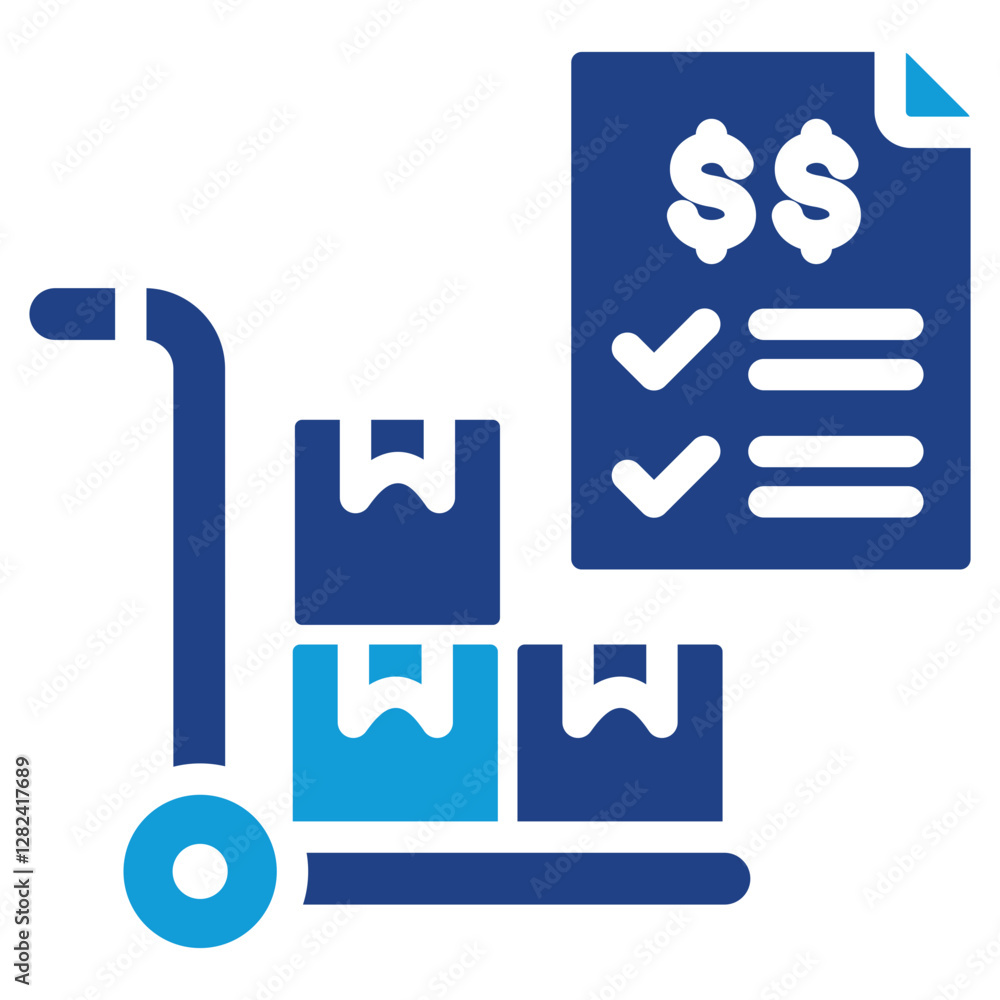 Purchase Order Dual Tone Icon