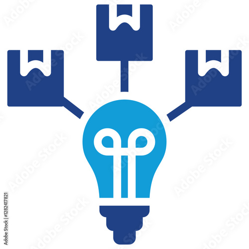 Sourcing Strategy Dual Tone Icon