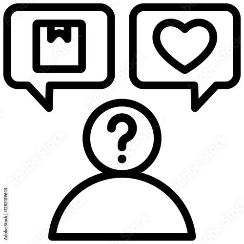 Customer Needs Outline Icon