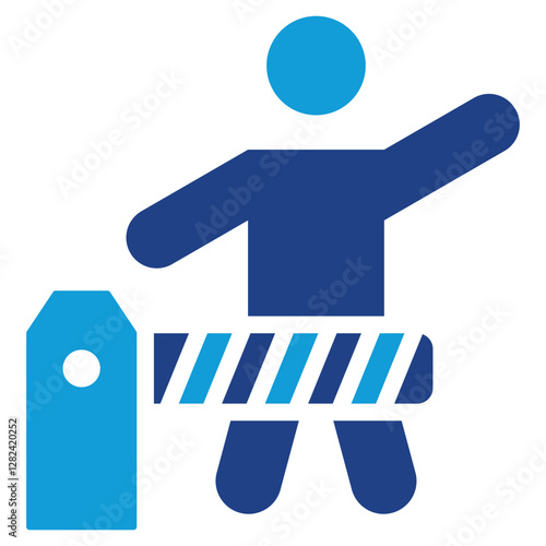 Entry Barrier Dual Tone Icon