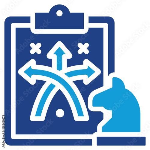 Strategic Direction Dual Tone Icon