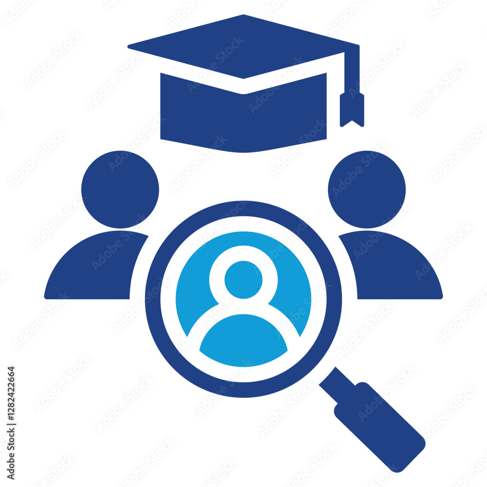 Campus Recruiting Dual Tone Icon Campus Recruiting Dual Tone Icon