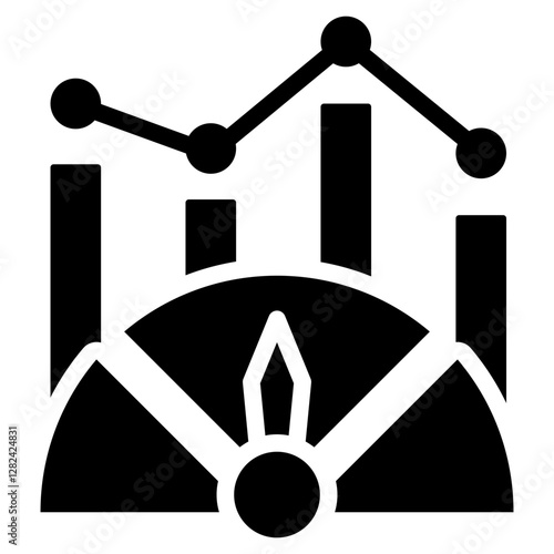 Benchmarking Solid Black Icon