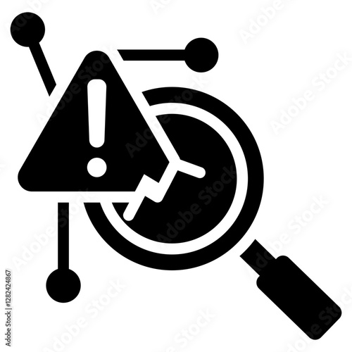 Failure Mode Effects Analysis Solid Black Icon