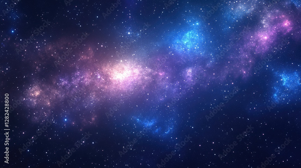 A majestic celestial display of the Milky Way, glowing brilliantly in the starlit night sky. A majestic celestial display of the Milky Way, glowing brilliantly in the starlit night sky.