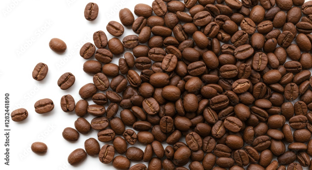 Fototapeta premium Rich aroma of freshly roasted coffee beans.