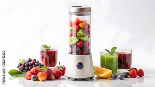 Personal Blender with Fresh Fruit and Smoothies