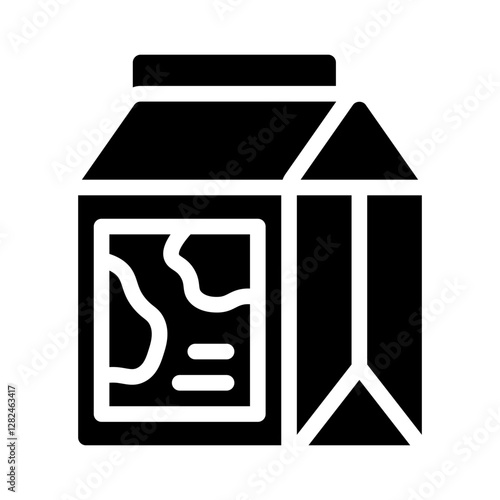 dairy glyph icon