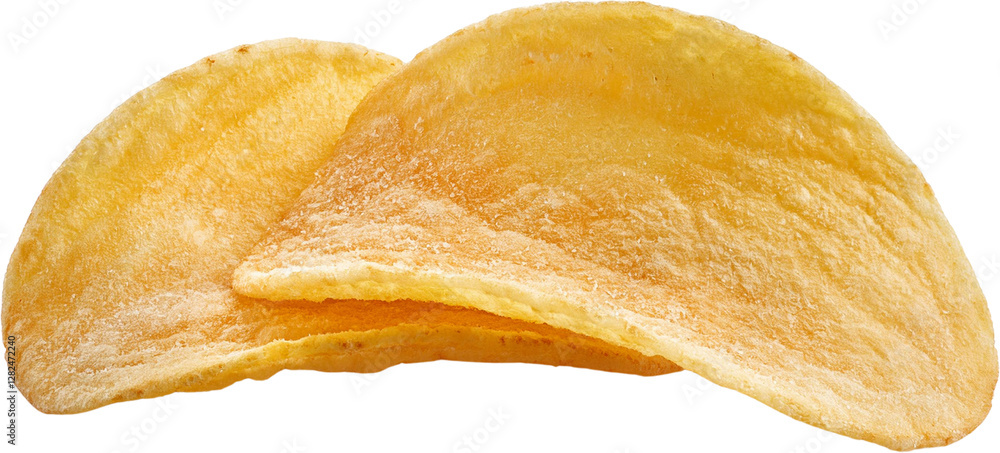 Crispy Golden Potato Chips Close up Image of Delicious Snack Food Crispy Golden Potato Chips Close up Image of Delicious Snack Food