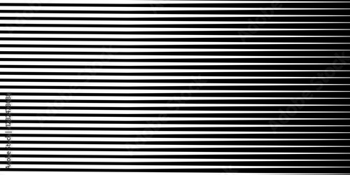 Striped halftone gradation texture. Fading vertical line gradient background. Repeating pattern backdrop. Black halftone parallel lines backdrop for overlay,