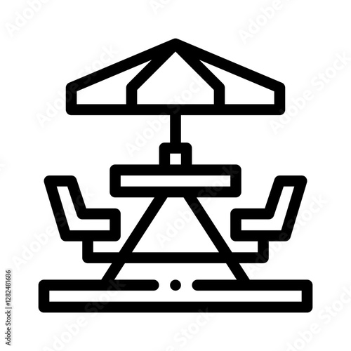 topiary line icon