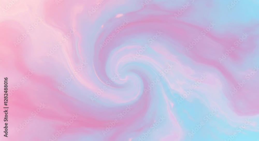 Fototapeta premium Pastel sky, dreamy clouds, soft gradient, ethereal atmosphere, cotton candy colors, pink and blue hues, wispy textures, fantasy backdrop, heavenly scene, delicate brushstrokes, serene cloudscape, wate