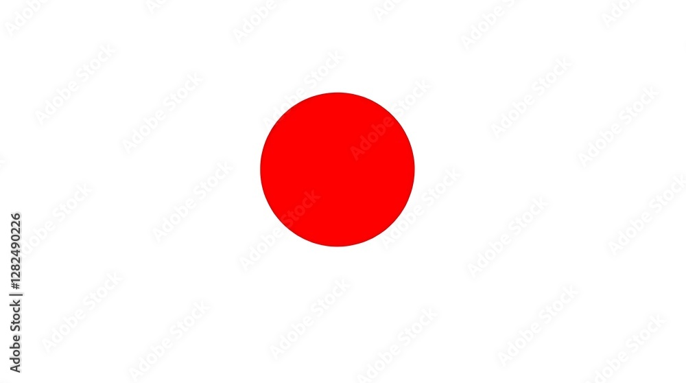 A minimalist composition featuring a single, bold red circle on a white background, printed digitally with clean edges and smooth surface. A minimalist composition featuring a single, bold red circle on a white background, printed digitally with clean edges and smooth surface.