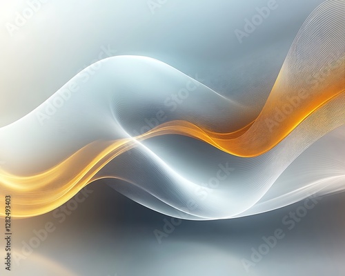 Abstract flowing lines design photo