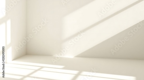 Wallpaper Mural A minimalist photo depicting an abstract composition using natural light, featuring subtle gradations of light and shadow, highlighting the interplay of shapes and textures, utilizing a squa. Torontodigital.ca