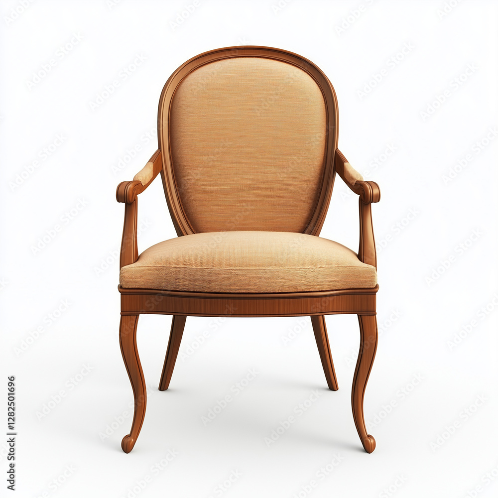 Luxury Chair isolated on white background Generative ai Luxury Chair isolated on white background Generative ai