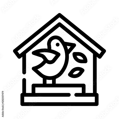 bird line icon