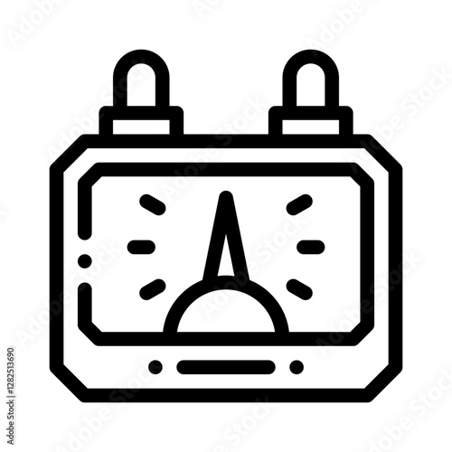 light meter line icon