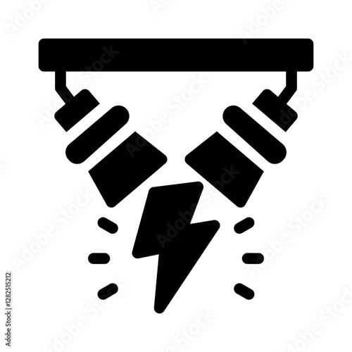 flash glyph icon