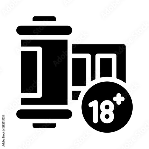 film photography glyph icon