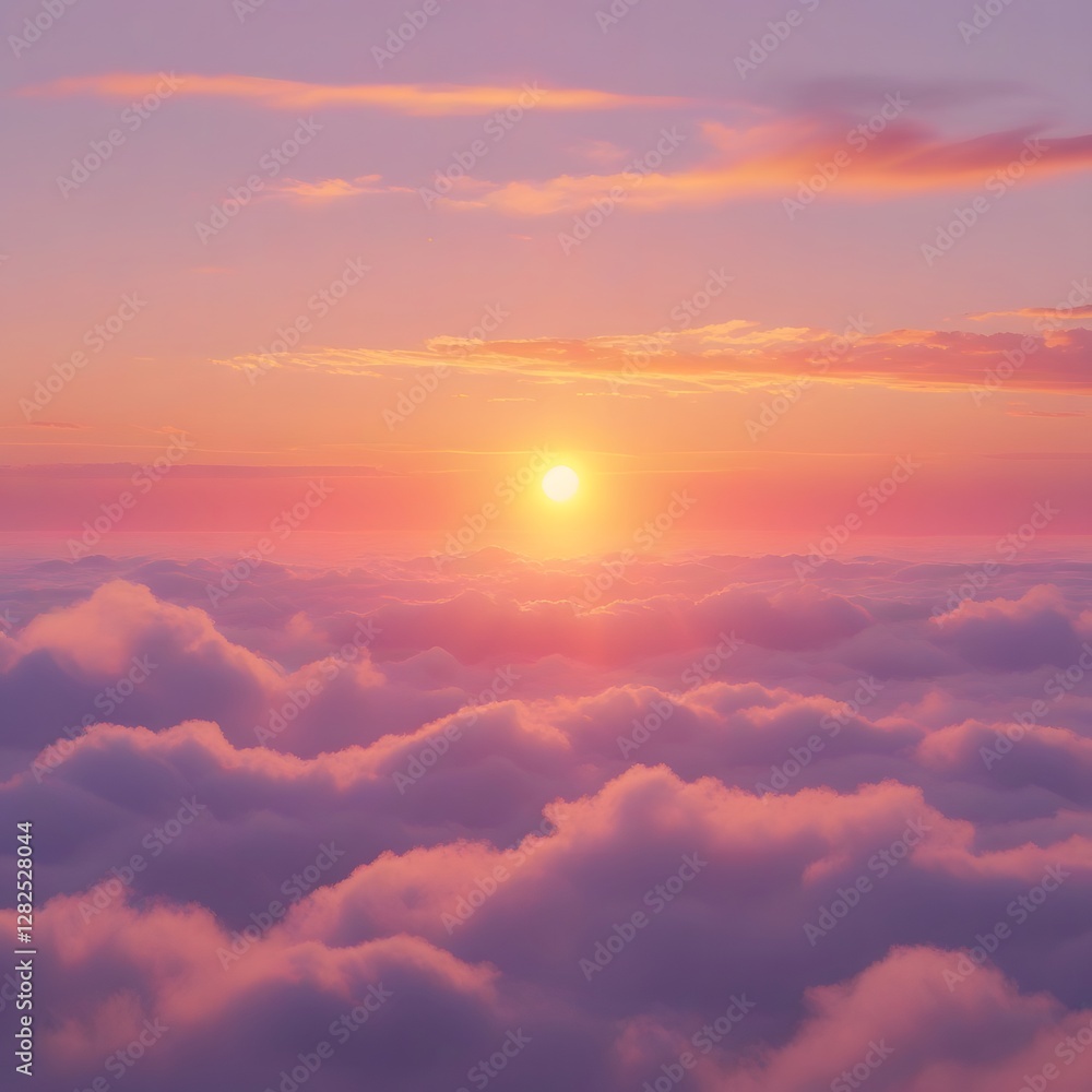A Beautiful View of the Sun in the Clouds A Beautiful View of the Sun in the Clouds