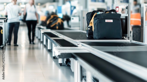 baggage inspection system, security and safety concept
