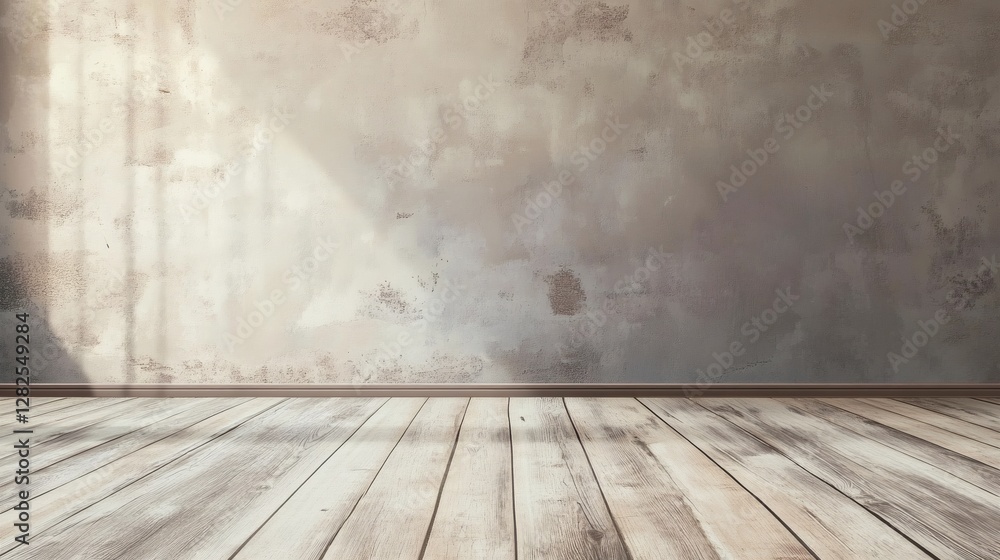 Minimalistic Interior Space with Light and Textured Wall Background Minimalistic Interior Space with Light and Textured Wall Background