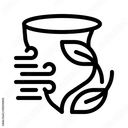 tornado line icon