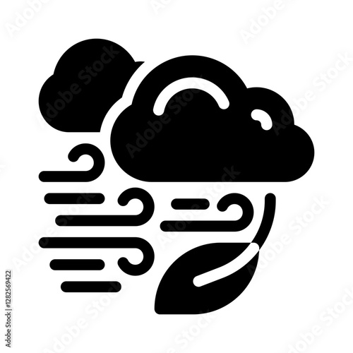 windy glyph icon