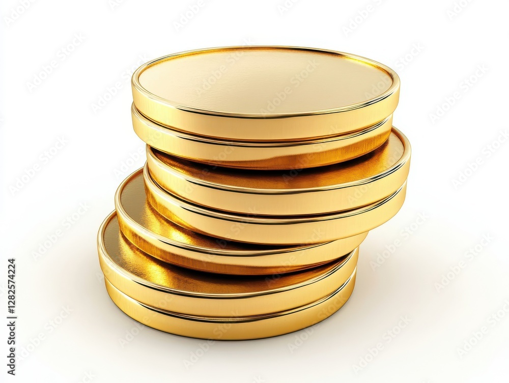Financial Prosperity Shown with a Stack of Gold Coins
Financial Prosperity Shown with a Stack of Gold Coins