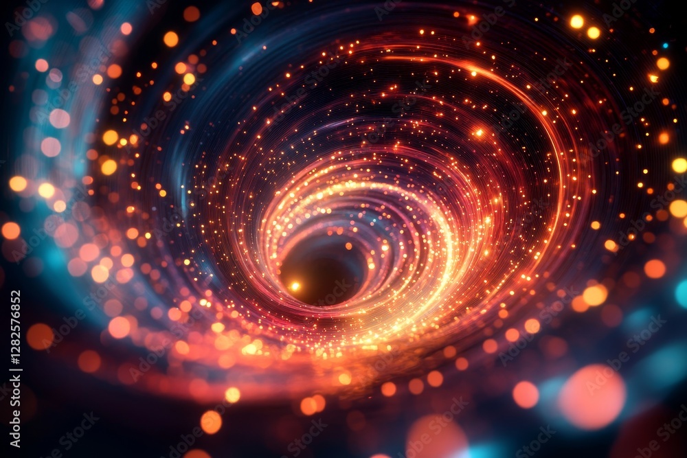 Digital Light Swirls, Generative AI Digital Light Swirls, Generative AI