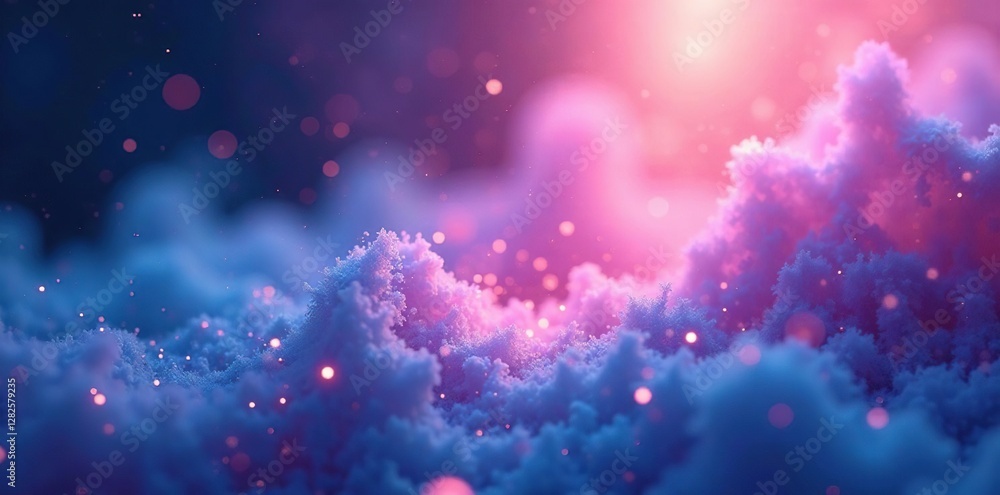 Iridescent mist veils shimmering aurora background with scattered silver dust, aurora, sparkle, texture Iridescent mist veils shimmering aurora background with scattered silver dust, aurora, sparkle, texture