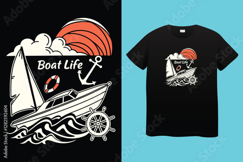 Pontoon Boat Silhouette Vectors: High-Quality Illustrations for Graphic Design