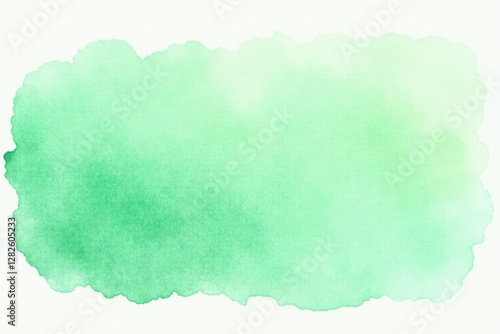 Subtle light green watercolor wash, perfect for delicate designs , simple, serene