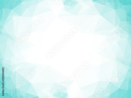 Abstract blue color geometric polygon design background