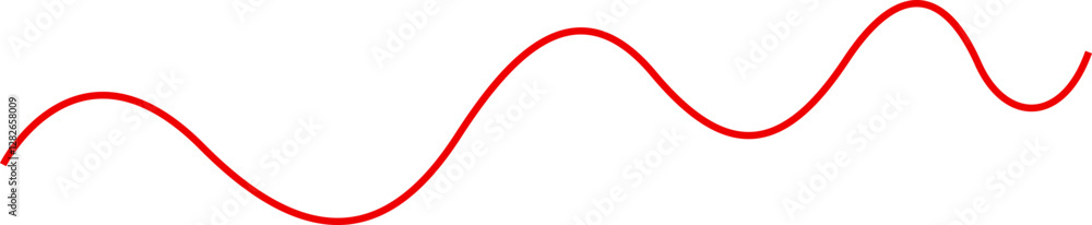 Red line thread vector Red line thread vector