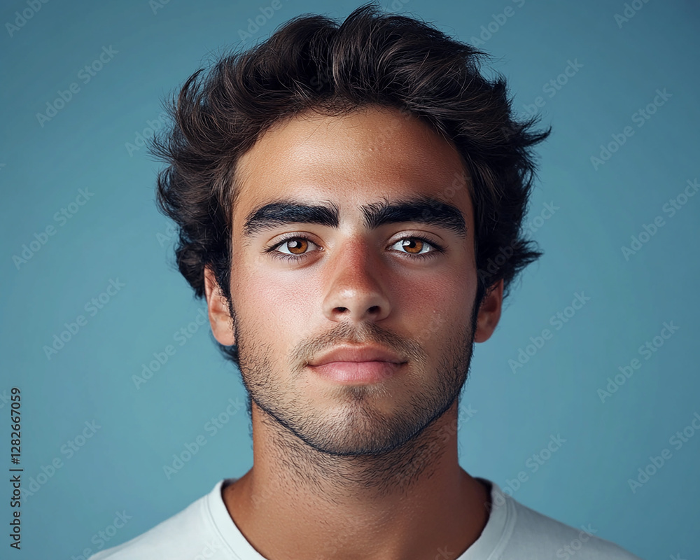 Fototapeta premium Man smiling close-up