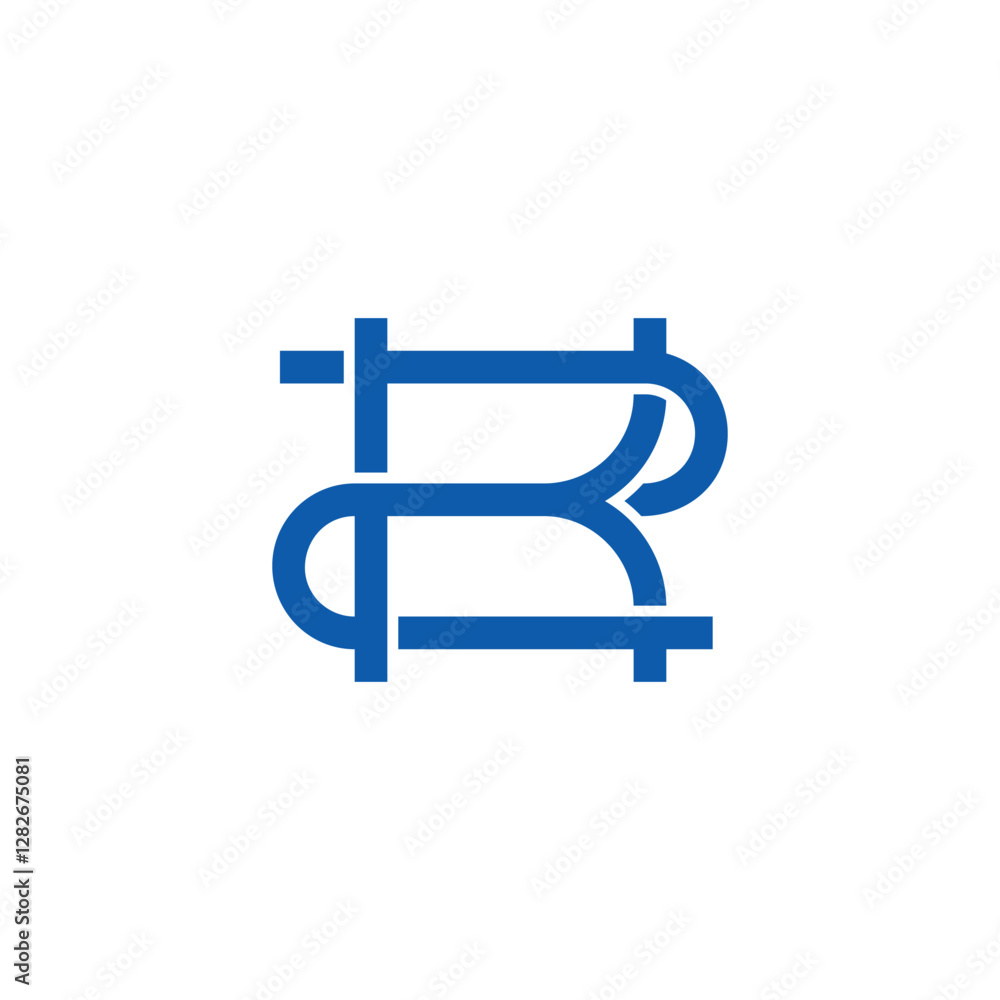 letters k2 simple curves geometric logo vector letters k2 simple curves geometric logo vector