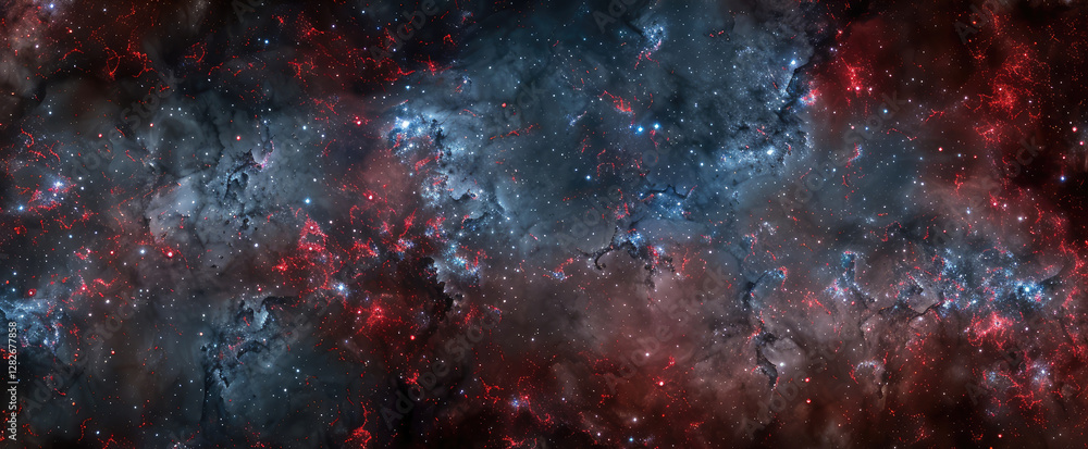 Fototapeta premium Mystical Nebula and Starfield in Deep Space