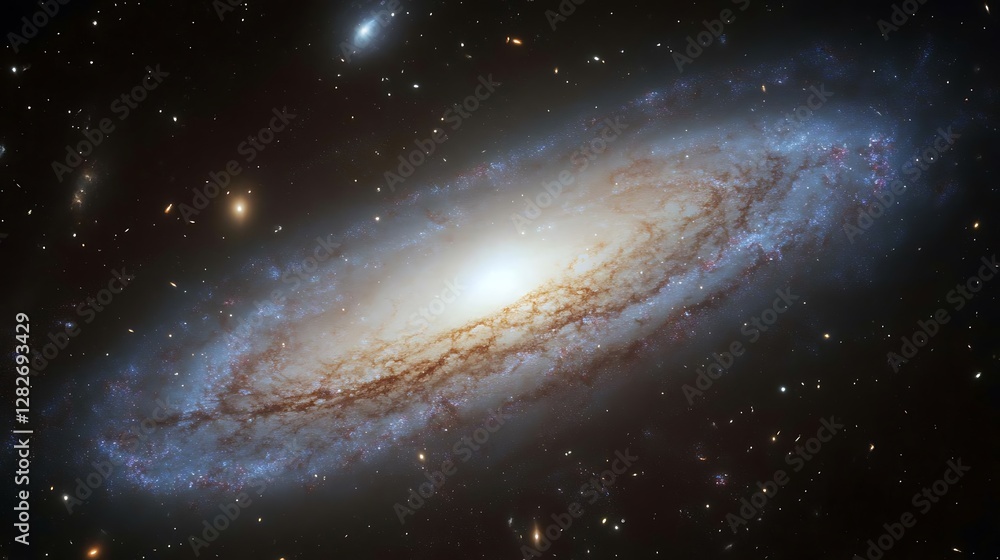 Fototapeta premium Messier 81: A Grand Spiral Galaxy in Ursa Major