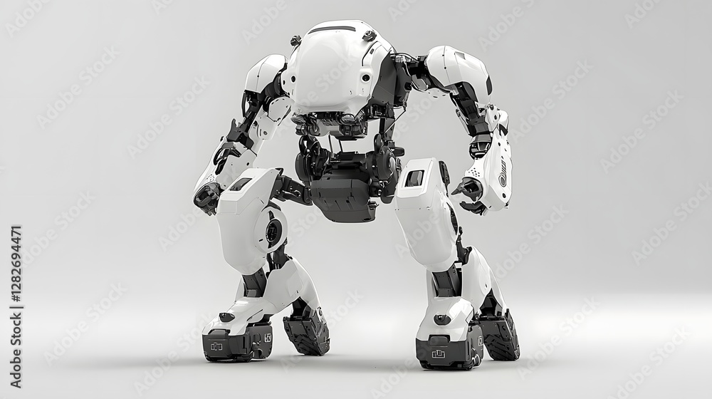 photo of a futuristic robotic exoskeleton designed to assist with everyday tasks providing enhanced mobility strength and power for the user photo of a futuristic robotic exoskeleton designed to assist with everyday tasks providing enhanced mobility strength and power for the user