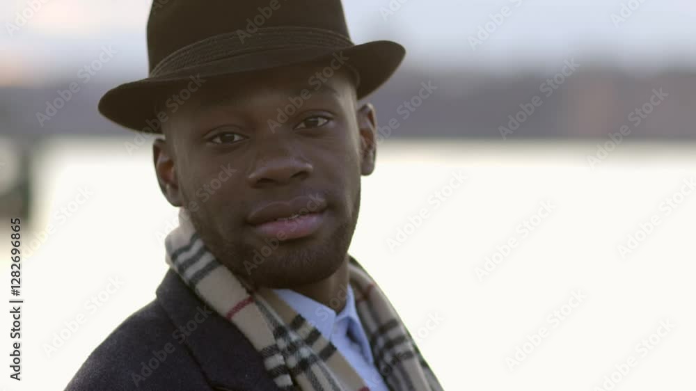 Man Features Captured in Portrait Man Features Captured in Portrait